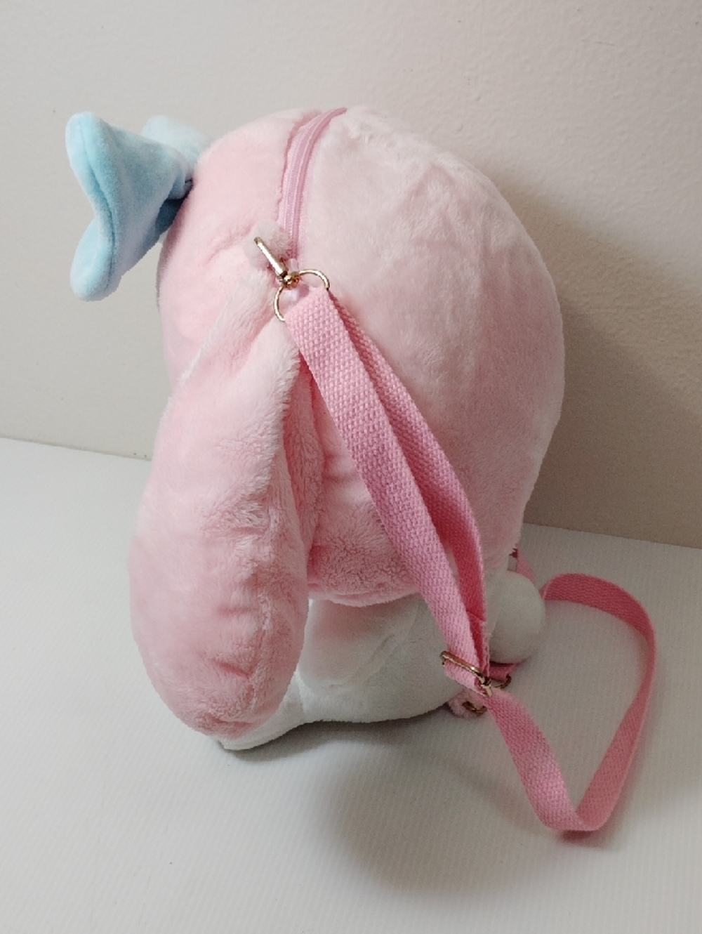 Sanrio My Melody Plush Backpack - Pink, White & Blue Bow, Hello Kitty And Friend - Picture 3 of 11